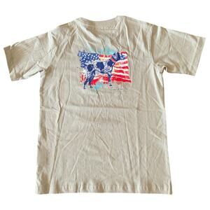 Southern Point Co. American‎ Flag Watercolor NWT size small